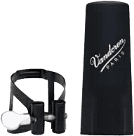 LIGATURE M/O BASS BLACK UND KAPSEL PLASTIK - LC54BP