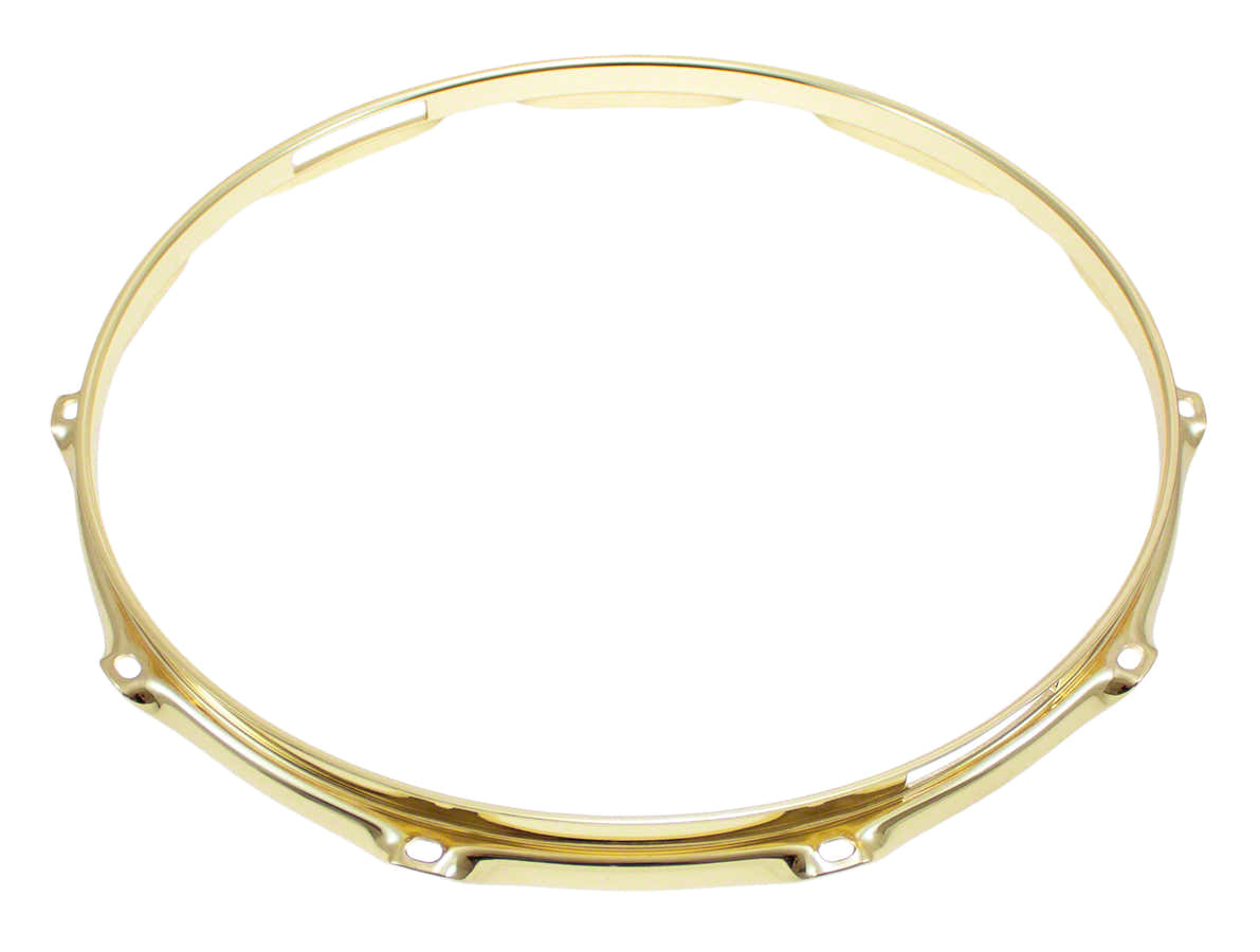Spannreifen 14" 10 Spannschrauben Snare-Seite Goldfarben Super Triple Flange 3.0mm