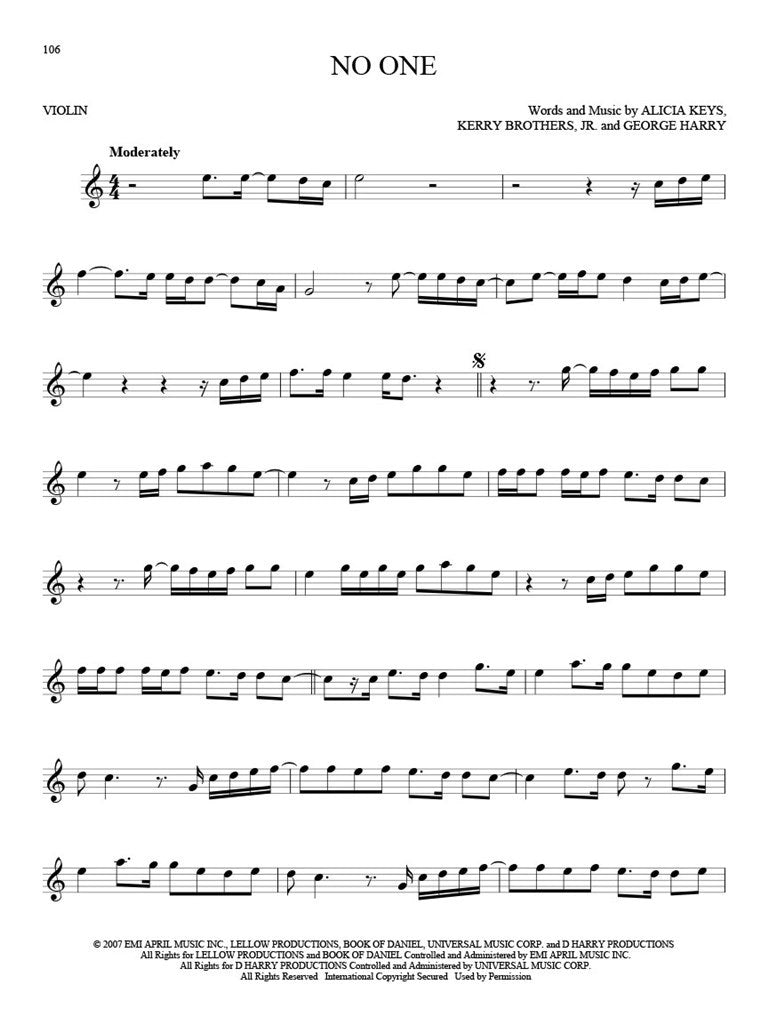 101 Hit Songs - Violon