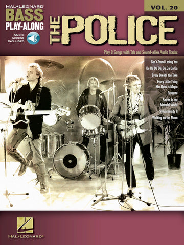 POLICE - BASS PLAY ALONG VOL.20 + AUDIO TRACKS - BASS TAB