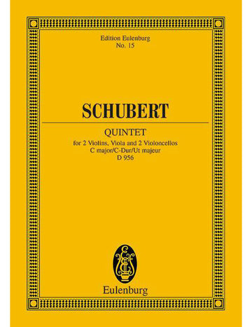 Schubert - Streichquartett C-Dur Op. 163 D 956 - 2 Violinen Bratsche 2 Violoncelli