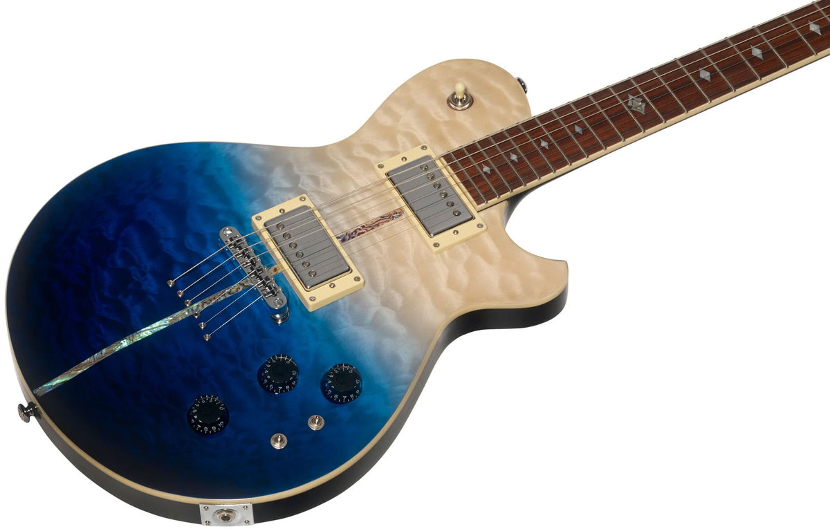Patriot Instinct SB Mod Shop Duncan (schlanker Korpus) Blau-Fade