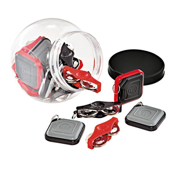 KRA1 - SET KEY RING 10 SHAKER 8 TAMBOURINE