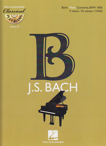 Bach J.S. - Concerto En Fa Mineur BWV 1056 + CD - Piano