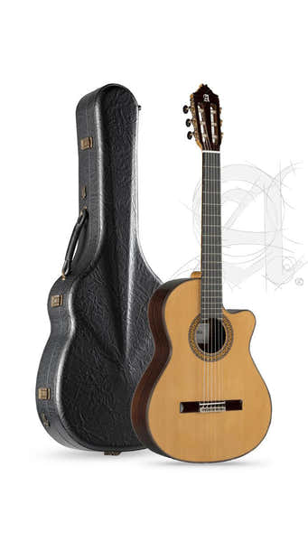 Alhambra Concert 9P Cw E8 + 9557 Case