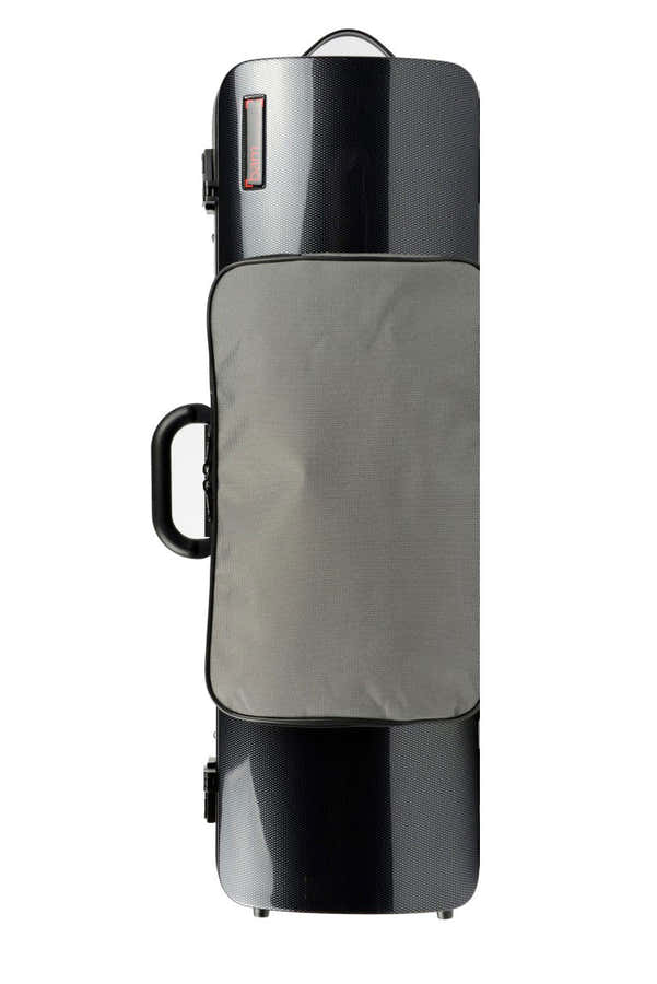 Geigenetui 4/4 Hightech + Tasche - Schwarz Carbon