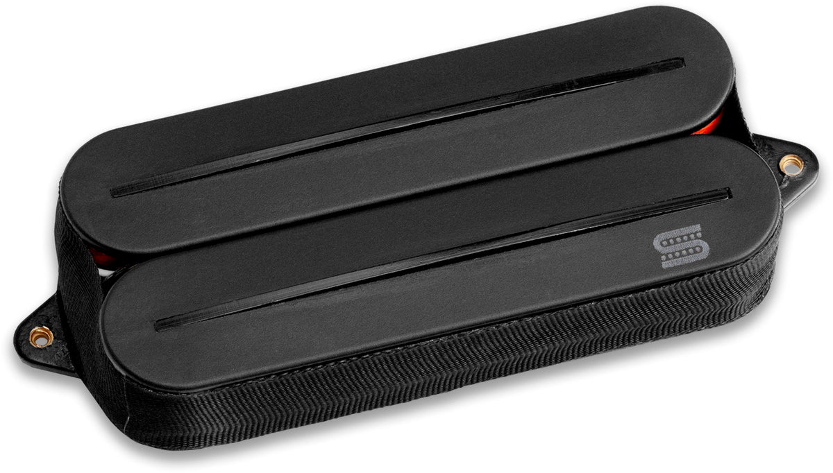 Humbucker 7-saitig Black Jupiter Rails, Signatur von Wes Hauch, Hals, schwarz