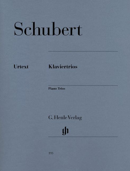 Schubert F. - Piano Trios