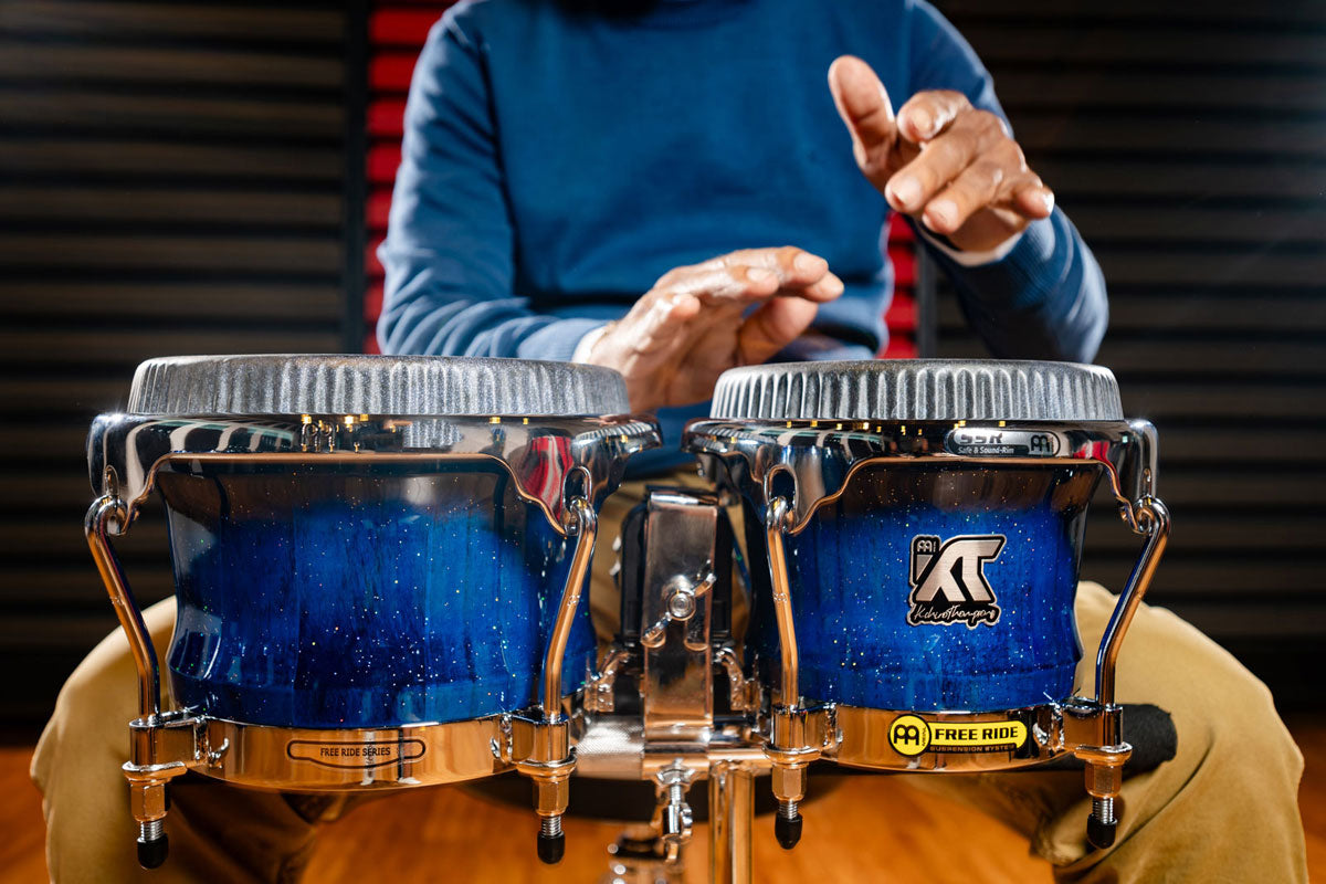 WKT400BW - Artist Bongo William "Kachiro" Thompson 7" & 8 1/2" Blue Wave