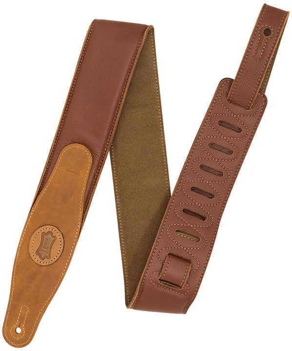Gepolstertes Leder 6,35cm - Hellbraun-Sand