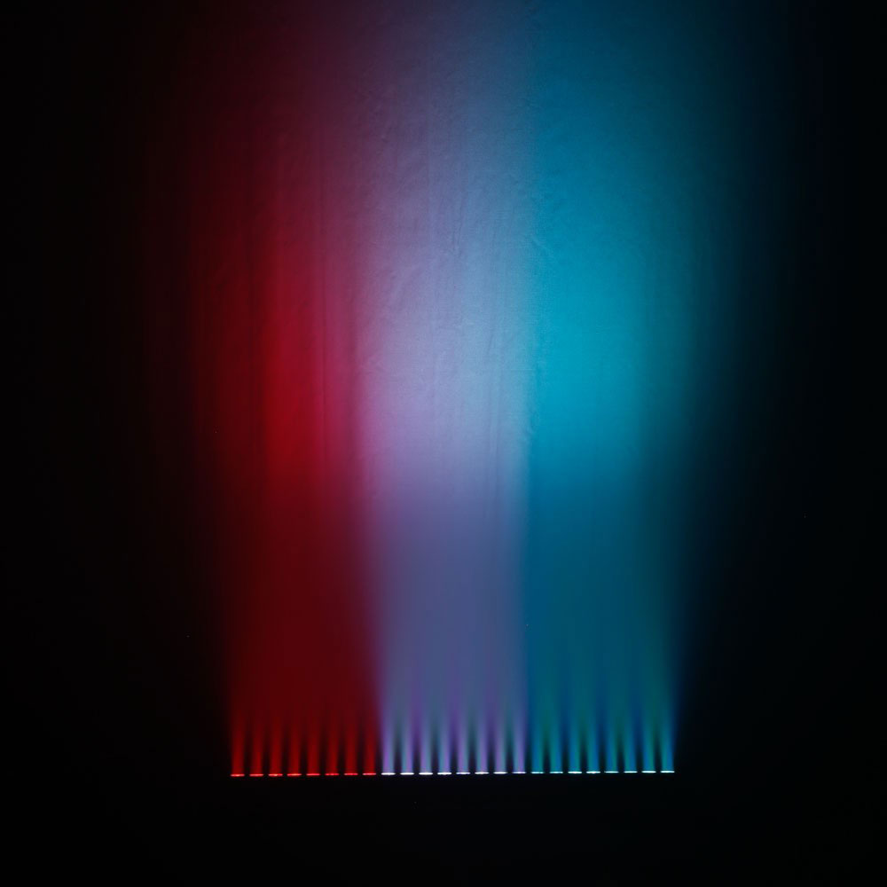 TRIBAR 400 IR - TRICOLOR LED BAR (RGB) 24 x 3 W SCHWARZE BOX MIT INFRAROT-FERNBEDIENUNG