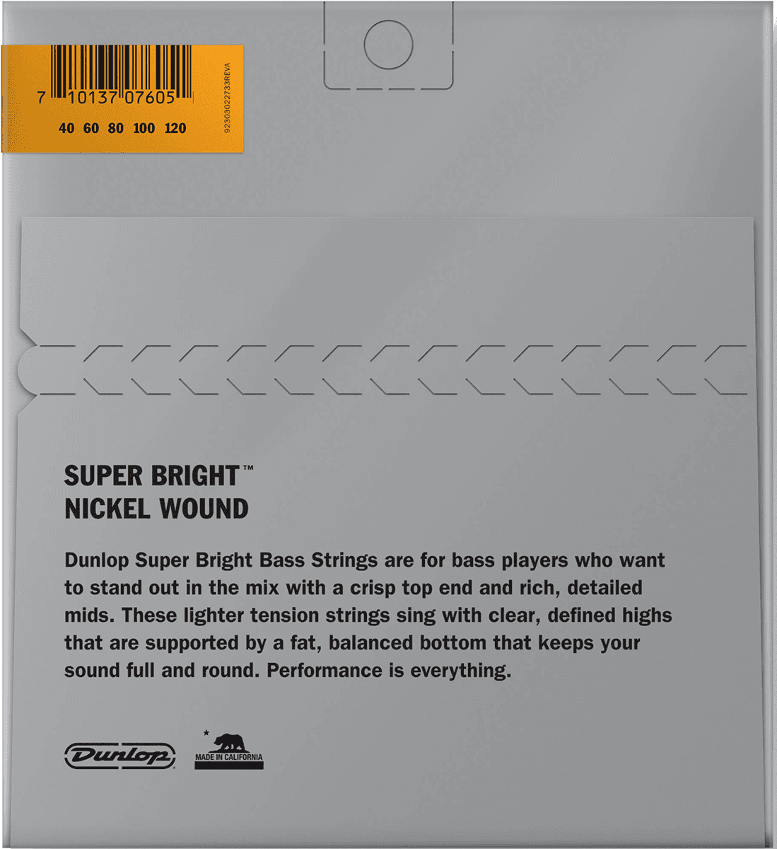 BASS SET SB NICKEL SHORT 40-120 5 STRINGS