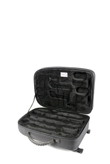 Koffer für 2 B/A-Klarinetten New Trekking - Gebürstetes Aluminium