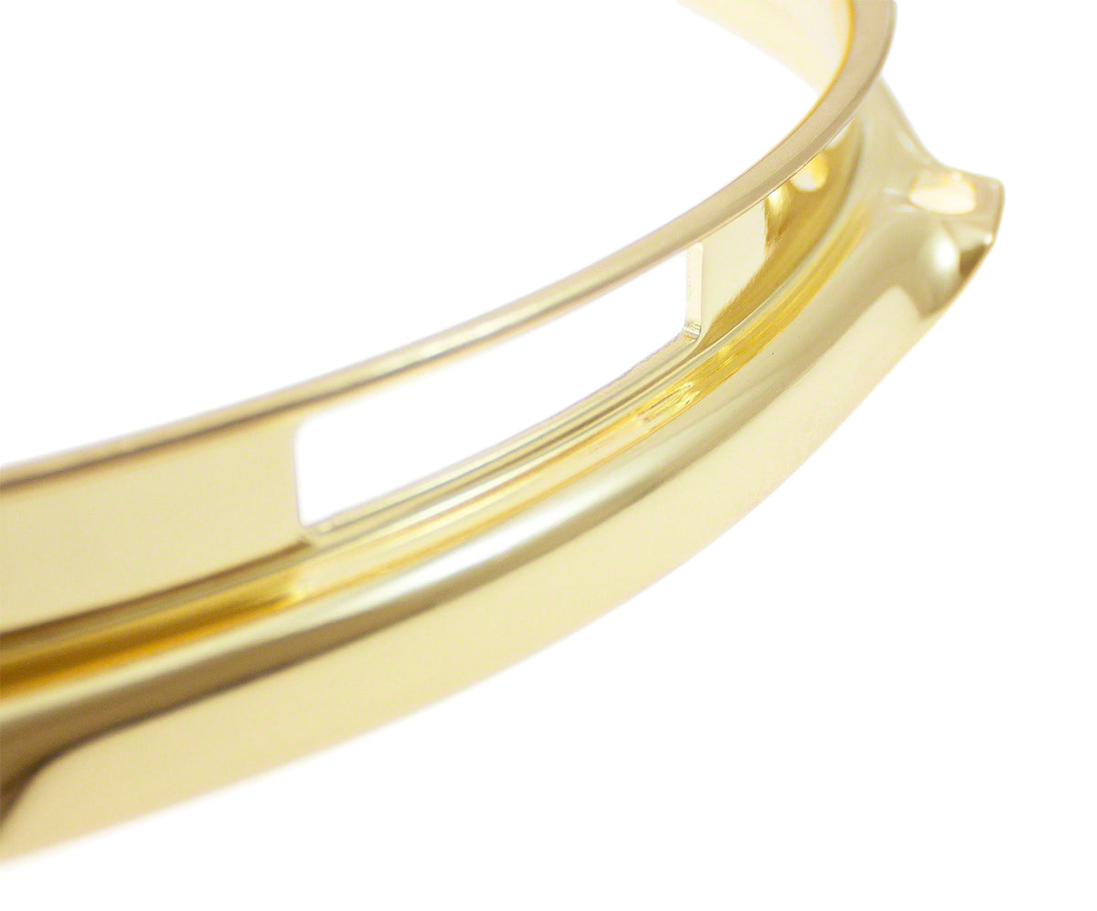 Spannreifen 14" 8 Spannschrauben Snare-Seite Goldfarben Super Triple Flange 3.0mm