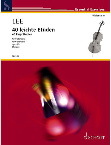 Lee - 40 Easy Studies Op. 70 - Violoncelle