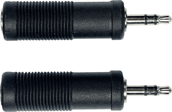 Yellow Cable Adapter Klinke Stecker 3.5 MM Stereo Klinke Buchse 6.35 MM - 2er-Pack
