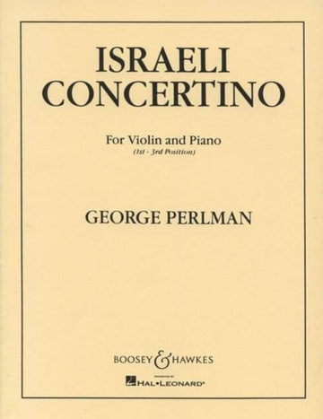 Perlman G. - Israeli Concertino - Violon et Piano