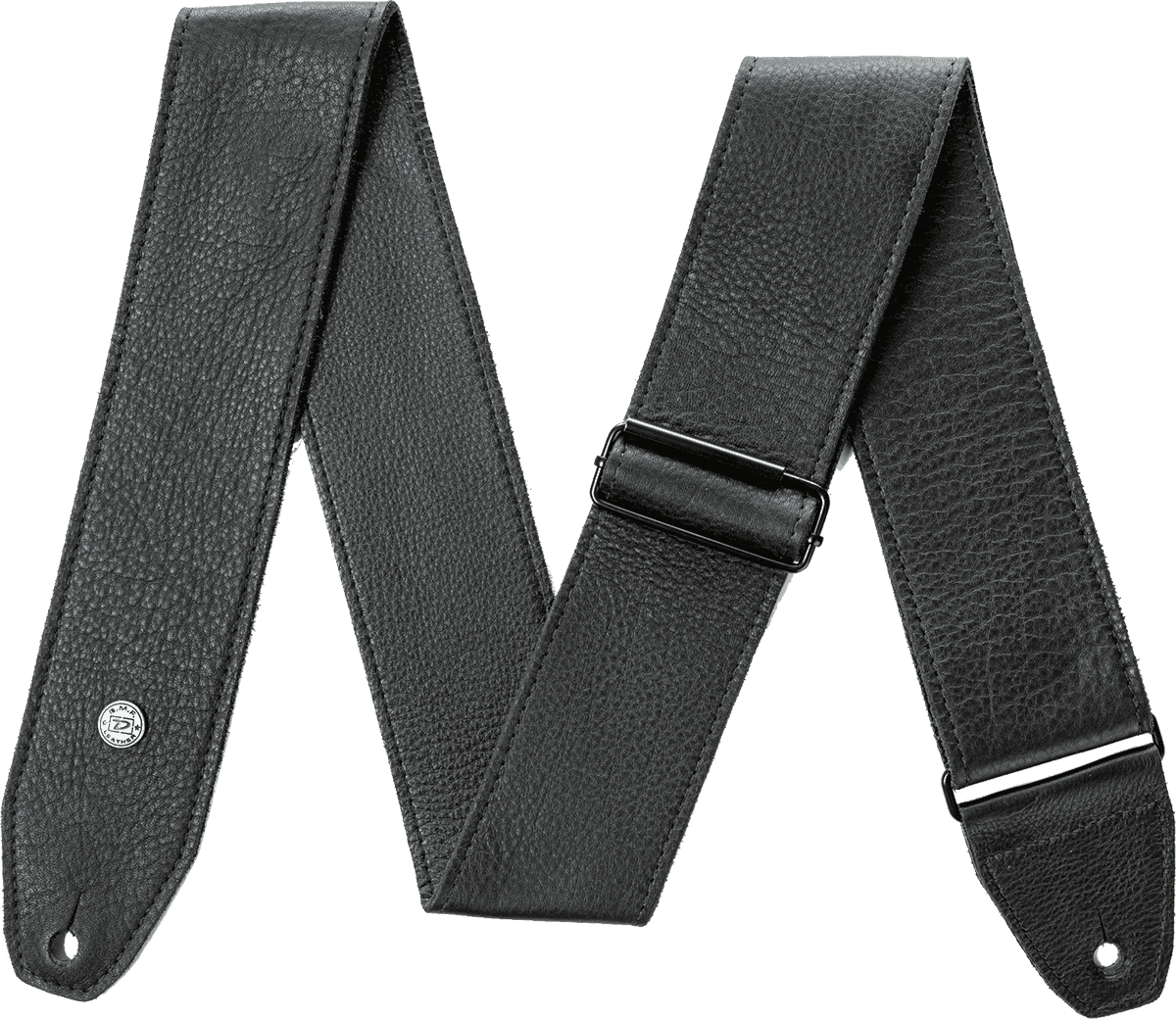 BMF Leder TRI-glide Schwarz 6,3Cm