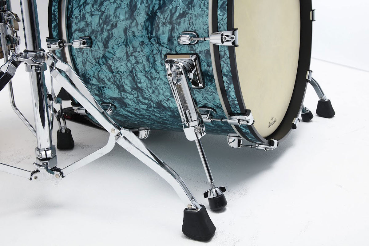 STARCLASSIC MAPLE STAGE 22 DRUM KIT CHROME SHELL HARDWARE TURQUOISE PEARL