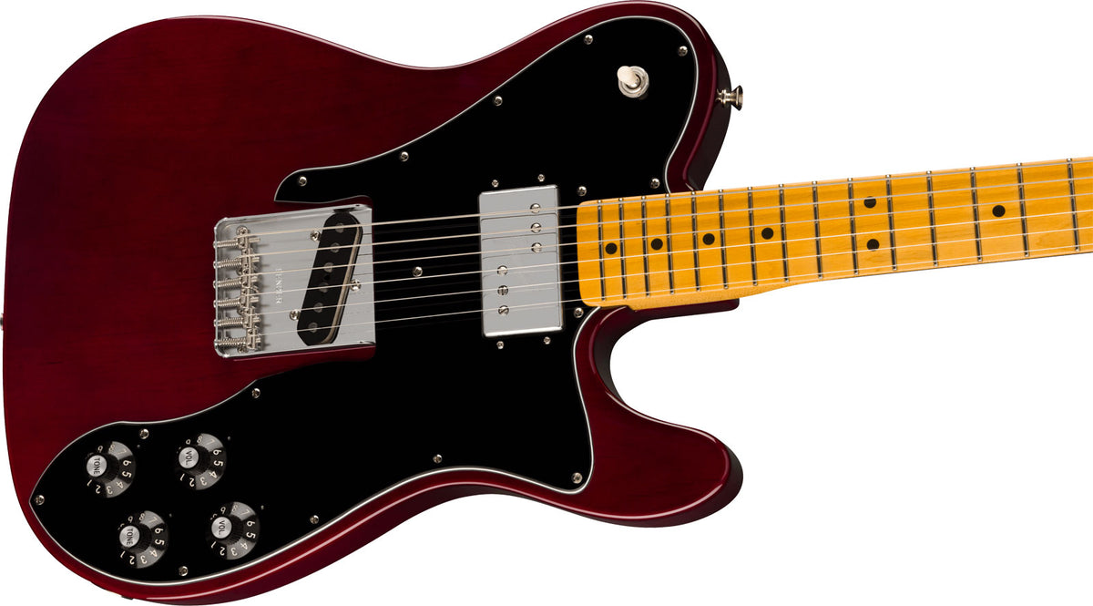 Telecaster 1977 Custom American Vintage II MN Weinrot