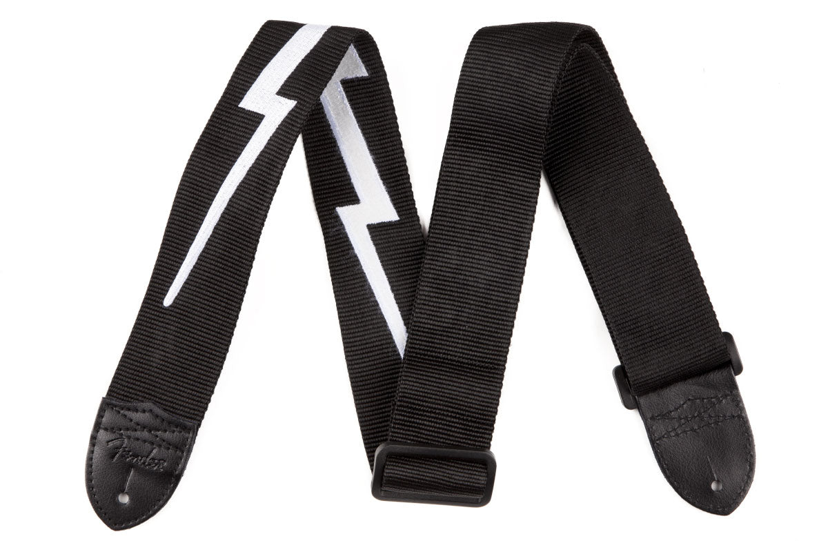 2" Nylongurt mit Blitzsymbol Schwarz