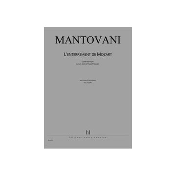 Mantovani - Enterrement De Mozart Po - 5 Voix et Ensemble