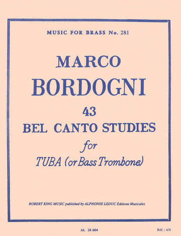 Bordogni M. - 43 Bel Canto Studies ( Tuba/Bass Trombone ) Trombone