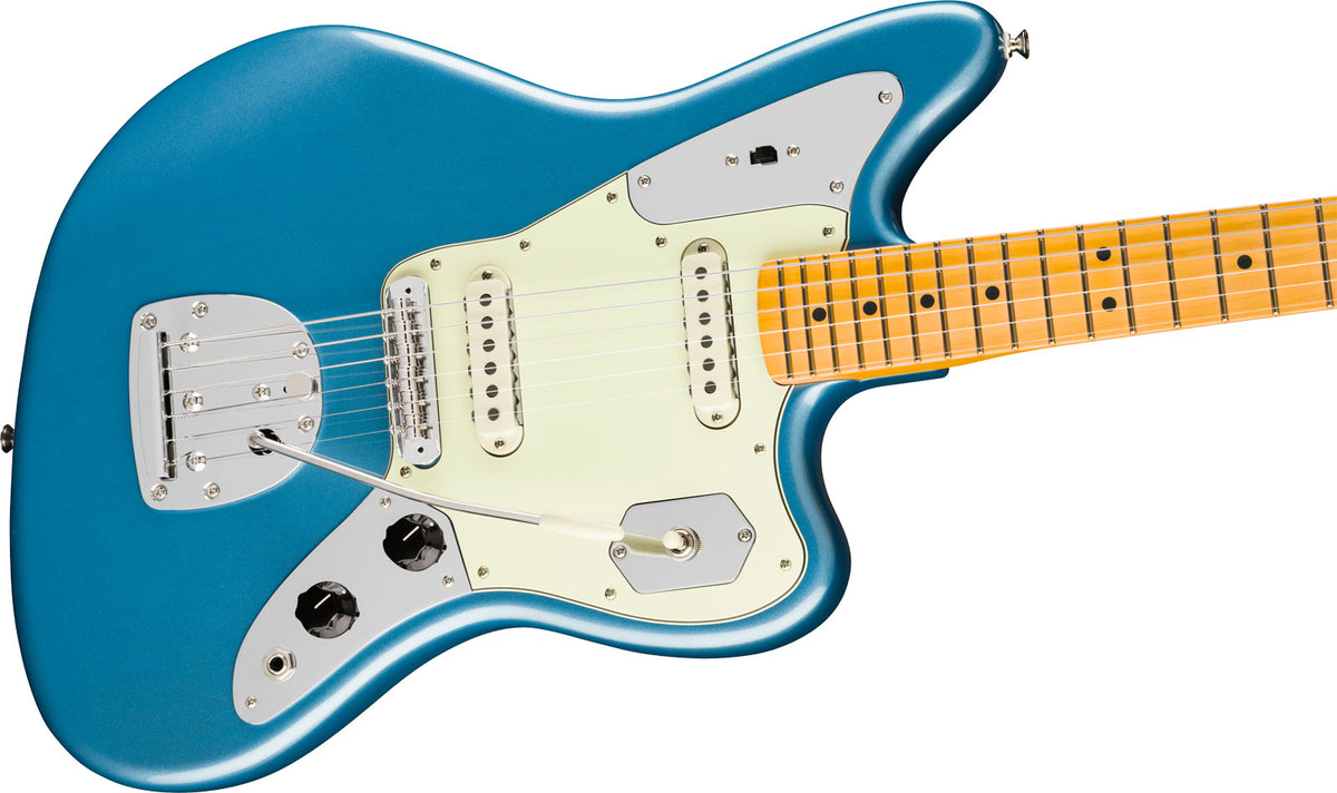 American Professional Classic Jaguar MN Verblasstes Lake Placid Blue