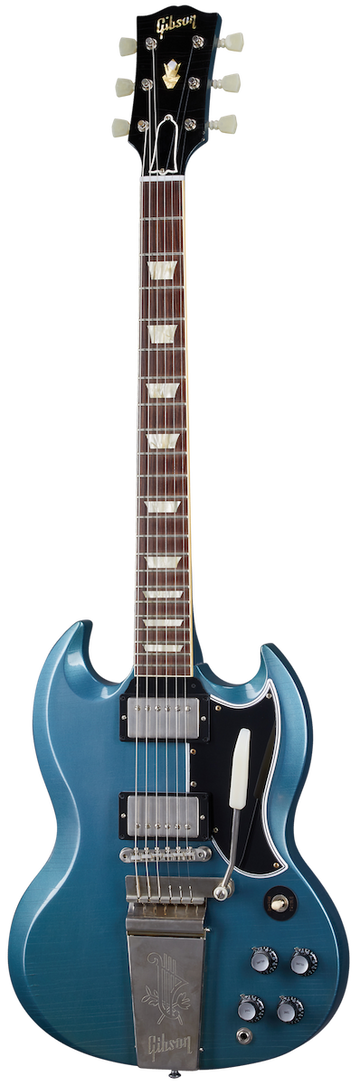 Sg Standard 1964 Neuauflage mit Maestro Ultra Light Aged Pelham Blue Cs Mlc