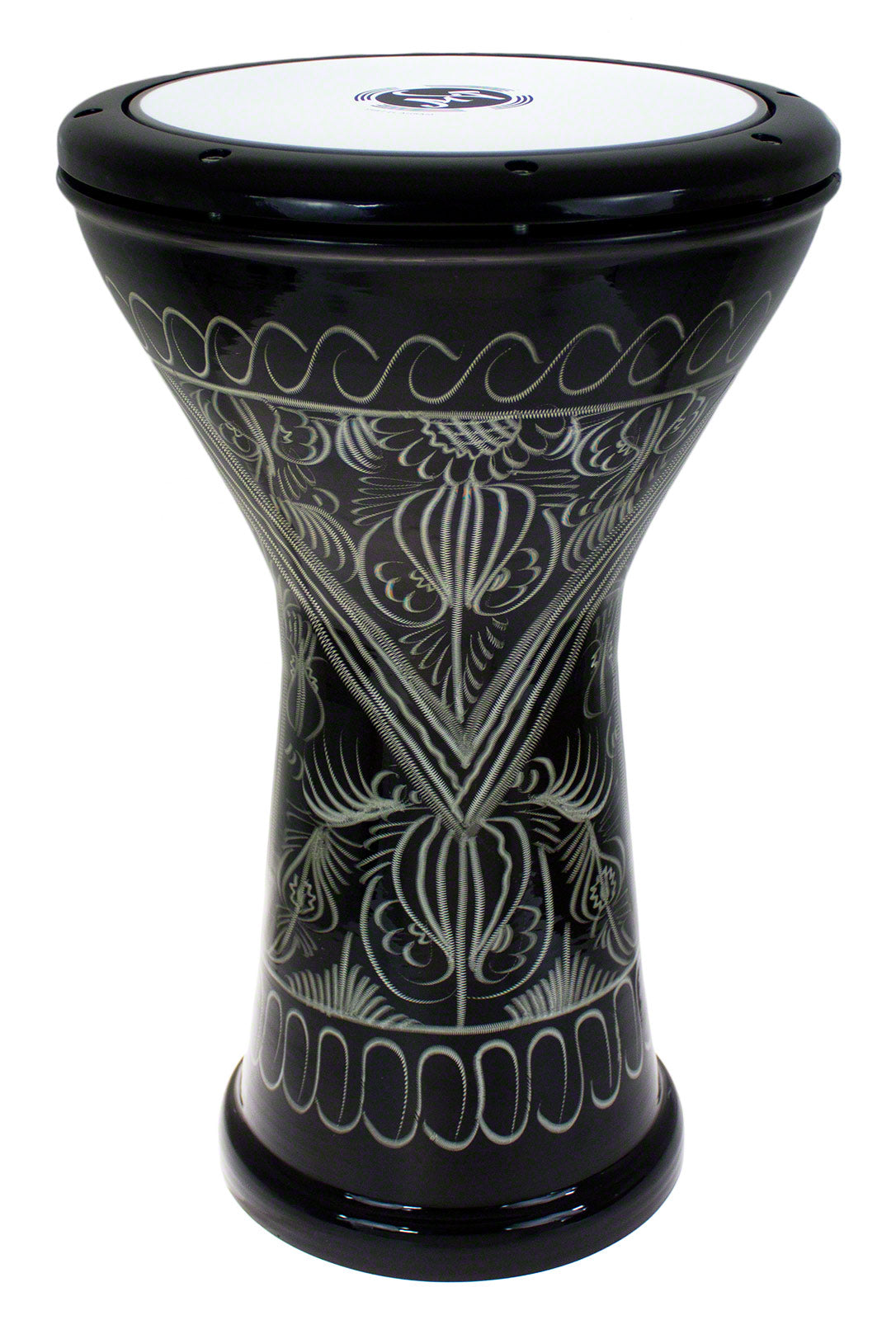 EAB-E-BK - ALU BASS DOUMBEK - ENGRAVED BLACK