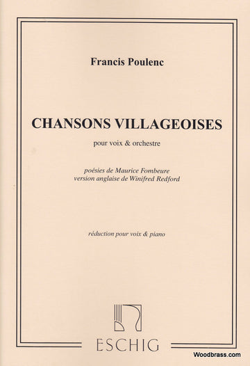 Poulenc F. - Chansons Villageoises - Chant et Piano