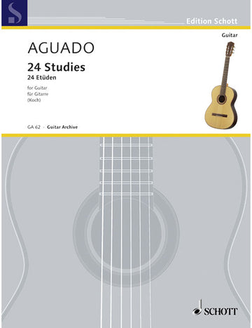 Aguado - 24 Studies - Guitare