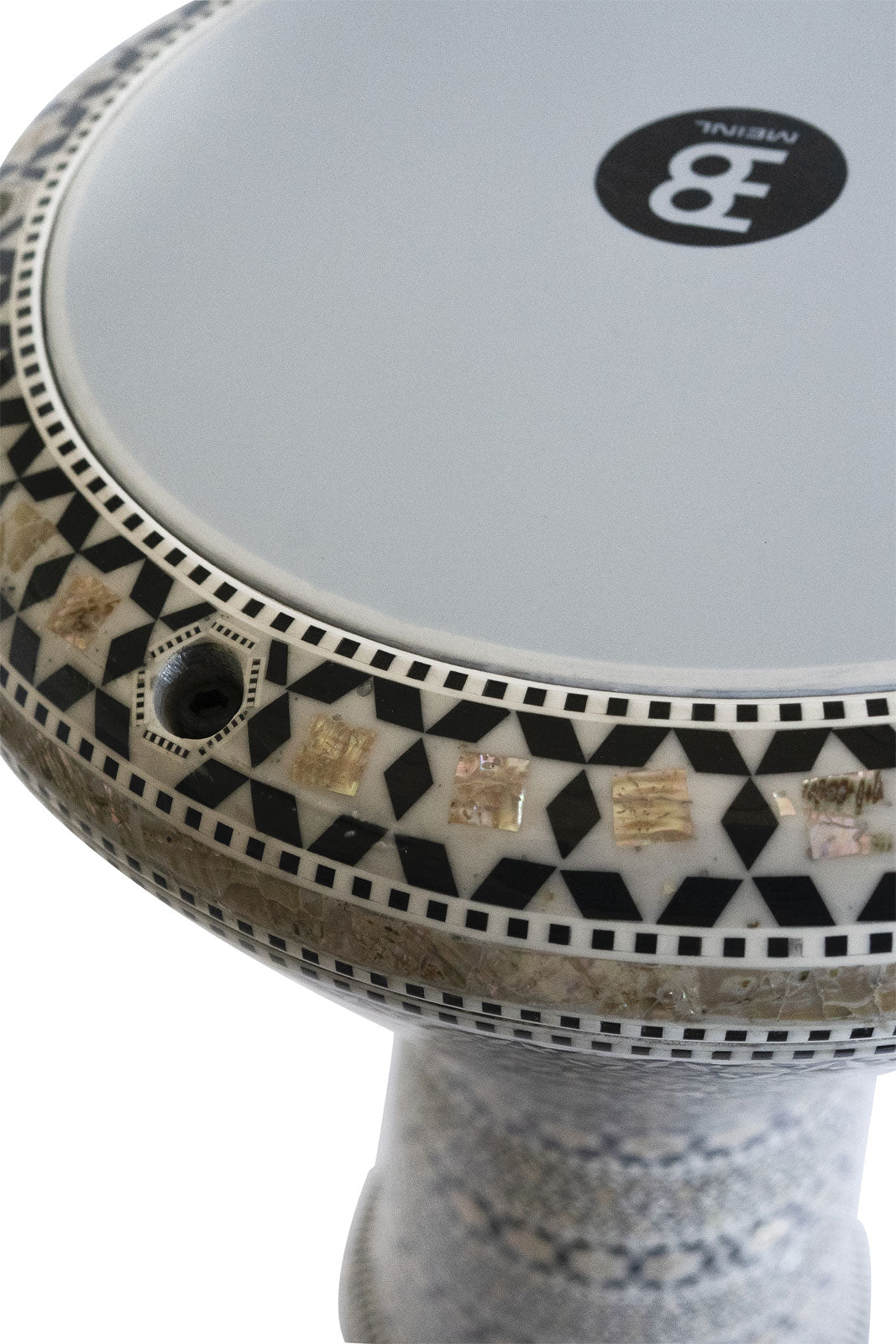 AEED6 - Daood Debu Signature Artisan Edition Doumbek 9" - White Pearl