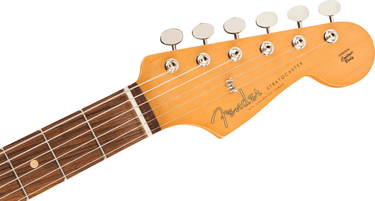 Stratocaster 60S Vintera Modified PF Burgundernebel Metallic - Überholt