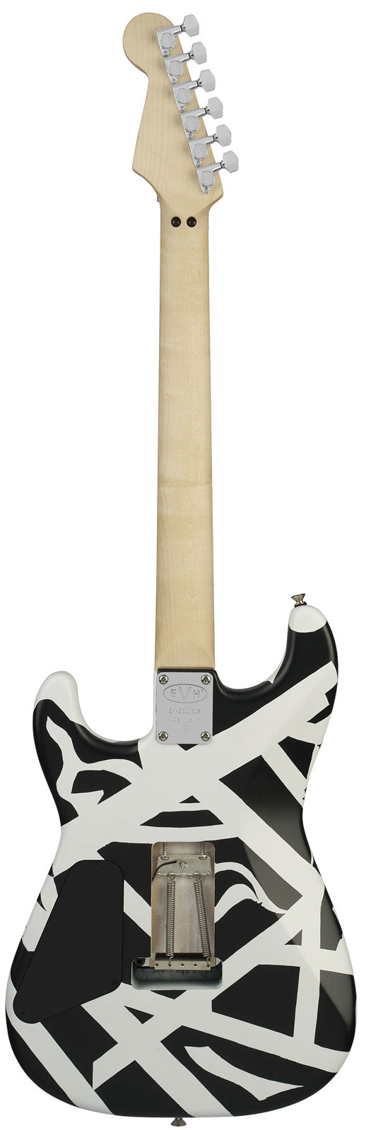 EVH Striped Series Shapes, MN Weiss und Schwarz
