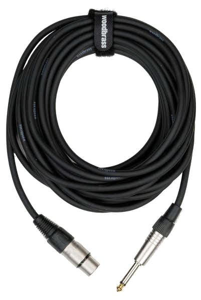 Woodbrass Kabel Klinke / XLR Buchse - 10 m - MC27
