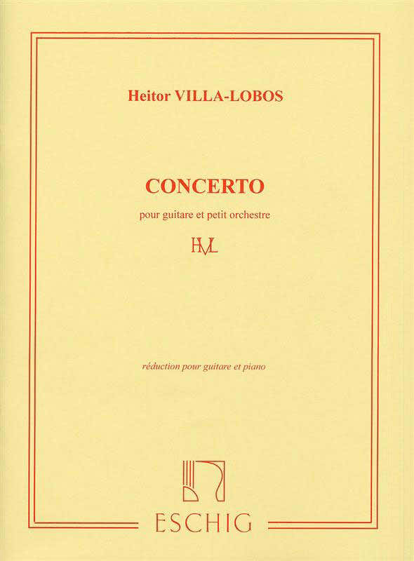 VILLA-LOBOS - Konzert - Gitarre und Klavier