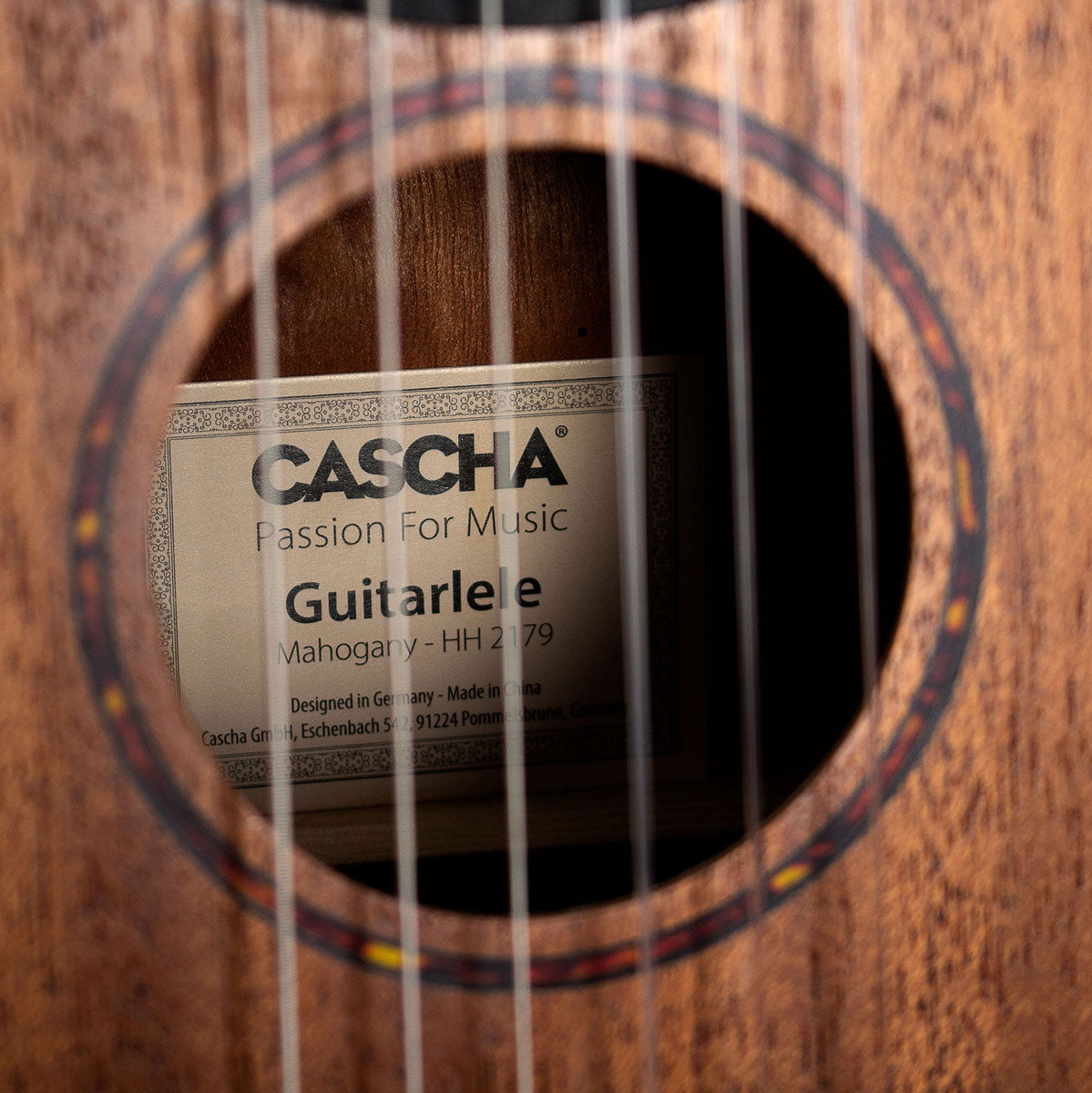 HH 2179 Guitarlele Mahagoni + Tasche und 3 Plektren