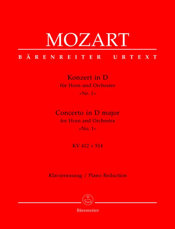 Moz W.A. - Concerto N°1 En Re Majeur Kv 412 + 514 (386D) Pour Cor Et Orchestre - Cor Piano