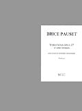 PAUSET B./ WEBERN A. - VARIATIONS OP.27 - PIANO ENSEMBLE