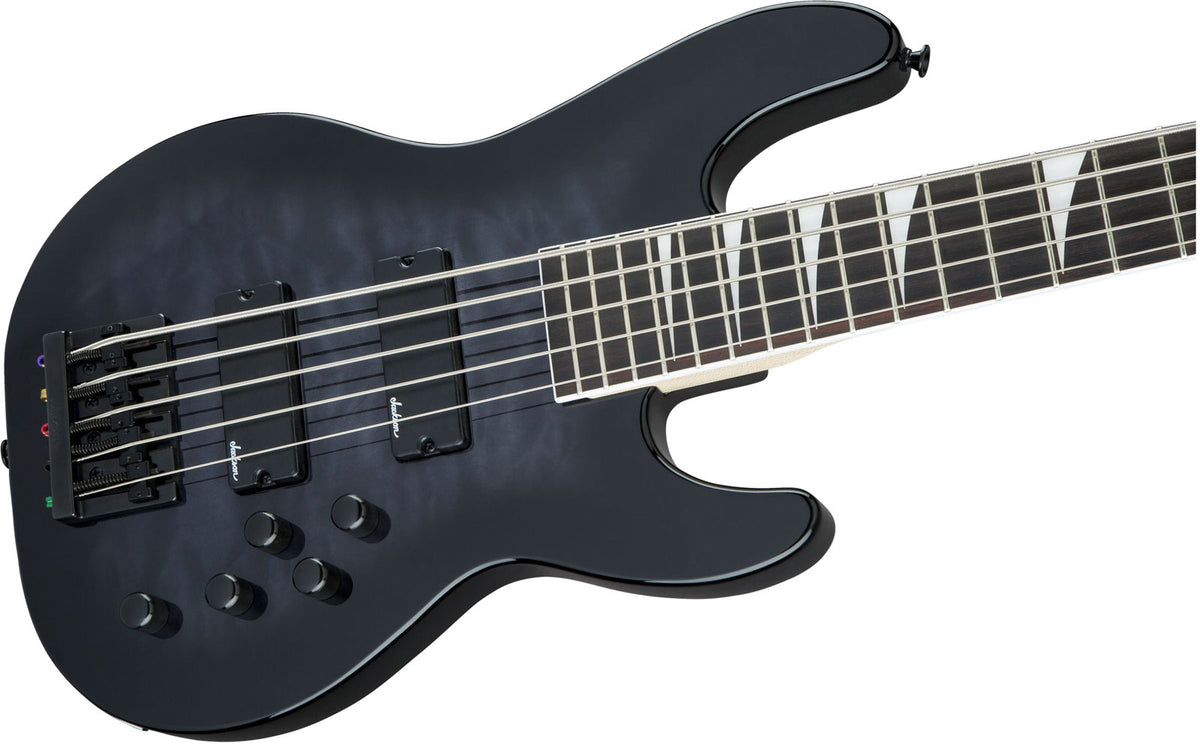 JS3Vq Konzertbass Js Ama Transparentes Schwarz Burst