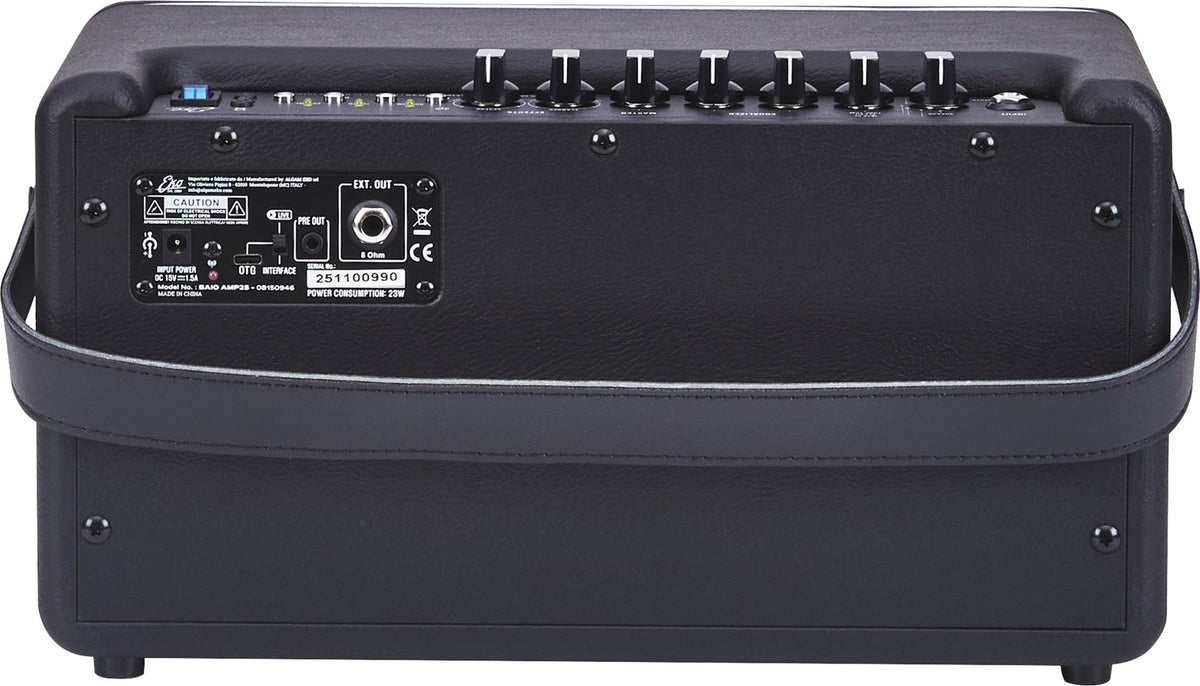 BAIO Amp 25 - kompakter Modeling-Verstärker + Effekte + Schlagzeug + Bluetooth