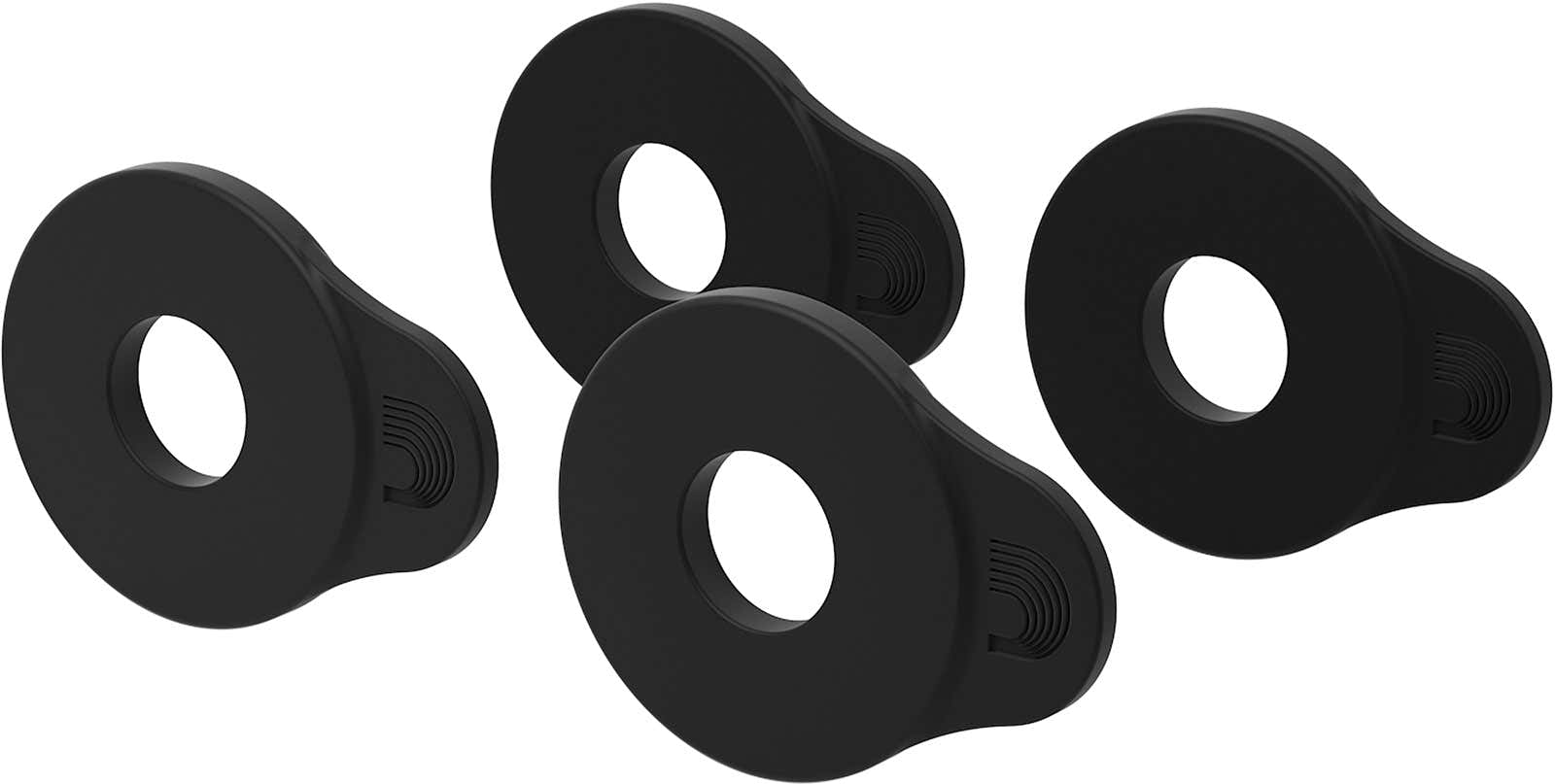 Flex Lock Strap Block 4er-Pack Schwarz