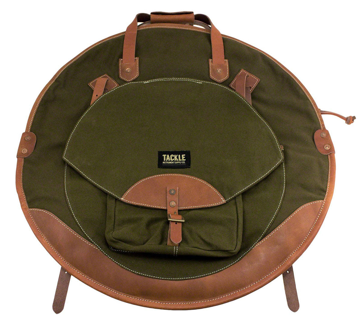 TACKLE Instruments 24" BACKPACK CYMBAL CASE - FOREST GREEN