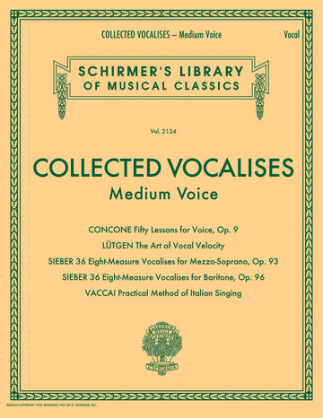 Collected Vocalises: Medium Voice