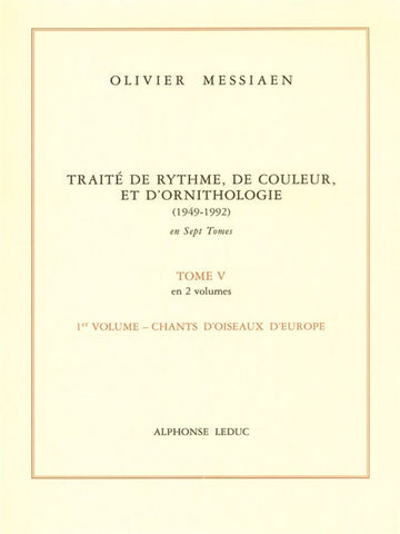 Traité de Rythme de Couleur et d'Ornithologie
