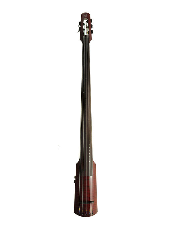 NS Design Wav - Elektrischer Kontrabass Rot (5 Saiten)