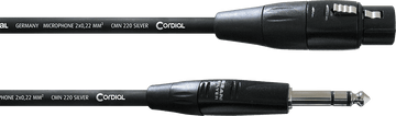 Audiokabel XLR-Buchse/Klinke Stereo 3 M