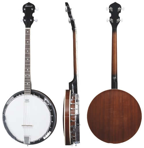 Select-Banjos 4-Saitig Mit Koffer