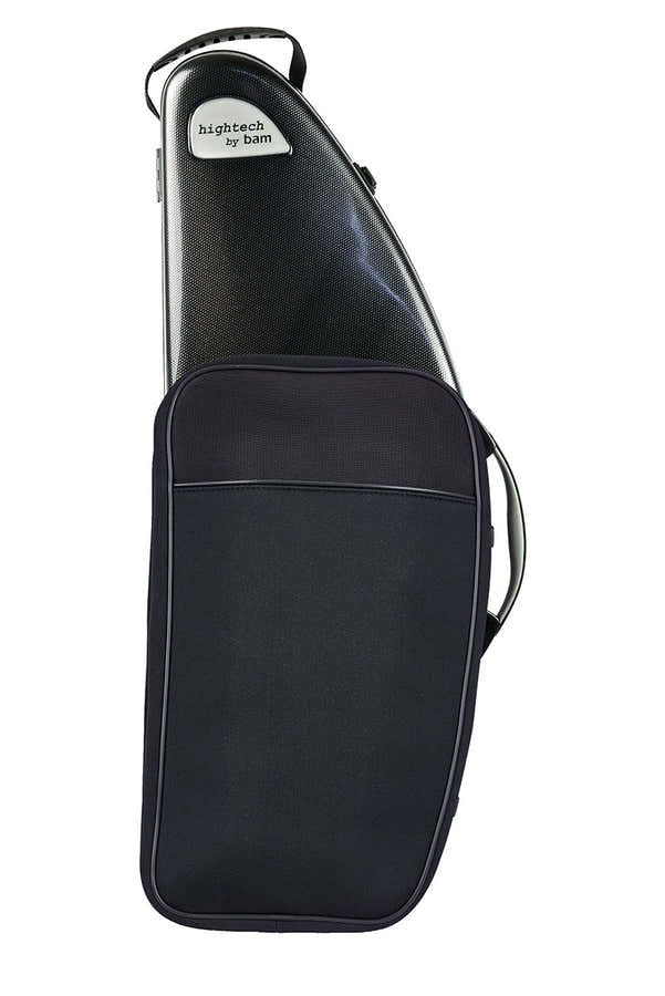 Hightech-Koffer für Tenorsaxophon mit Tasche - Schwarz Carbon